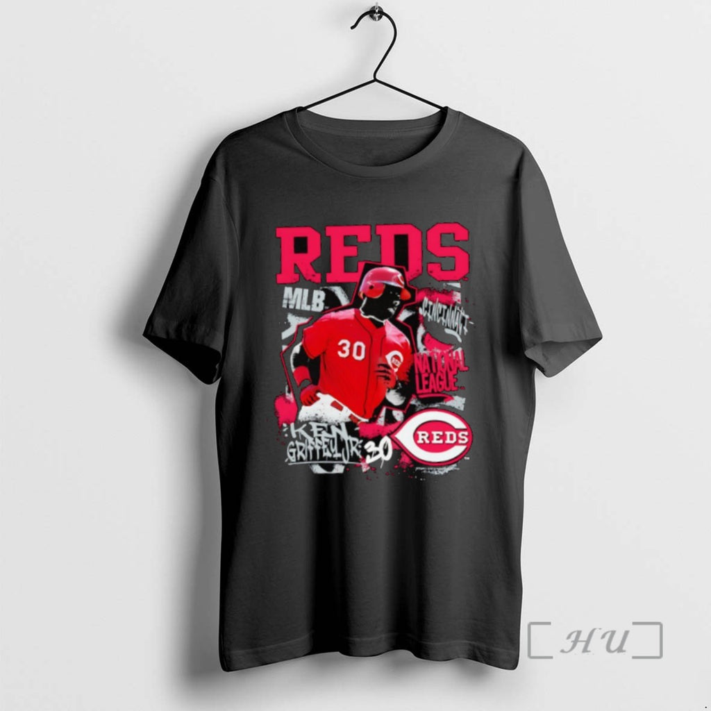 Officials Ken Griffey Jr Cincinnati Reds Baseball National League Tee Shirt Sweater