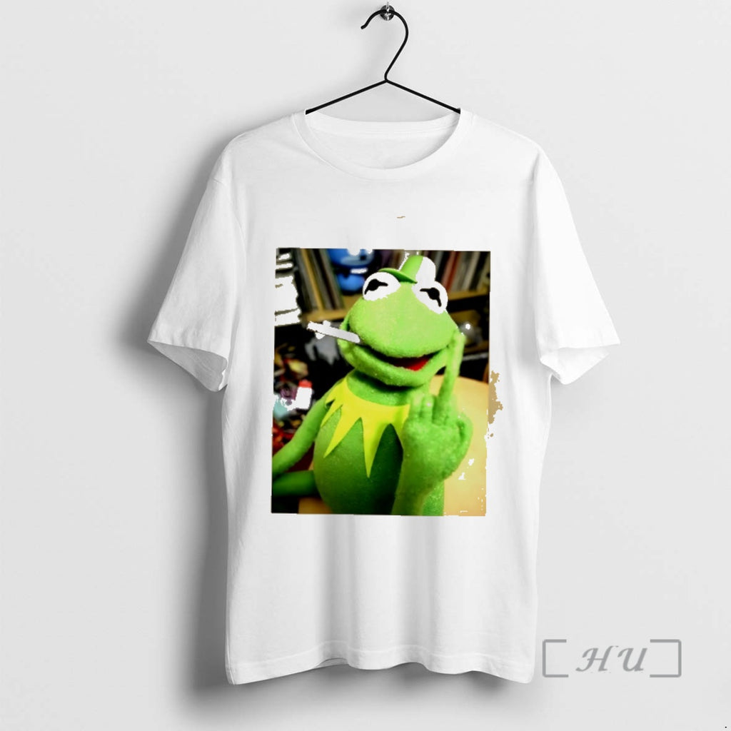 Officials Kermit Frog Cigarette Middle Finger