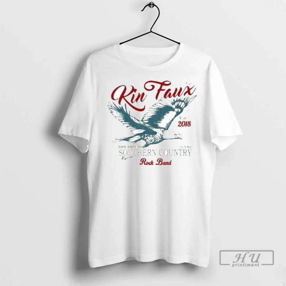 Officials Kin Faux Southern Country San Antonio Texas Rock Band Eagle Est 2018 T Shirts