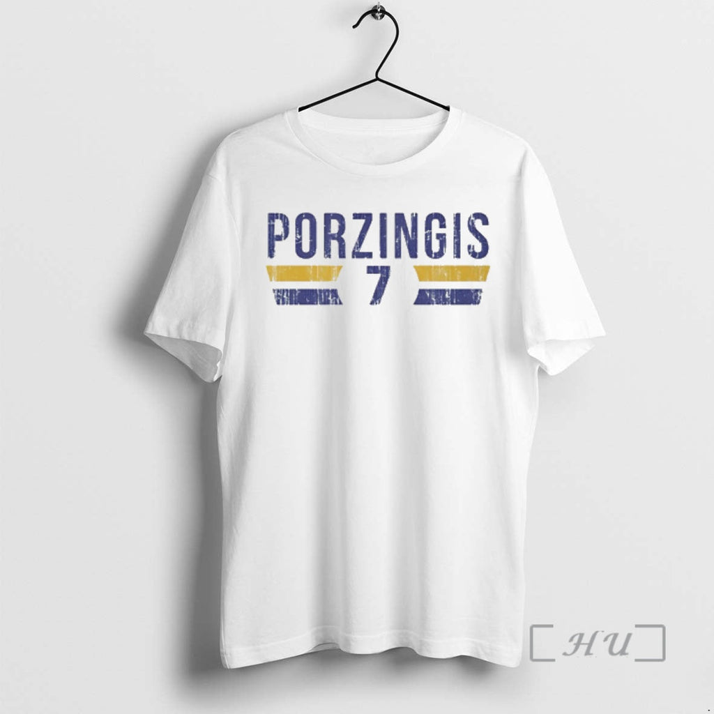 Officials Kristaps Porzingis 7 Golden State Warriors Name And Number