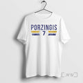Officials Kristaps Porzingis 7 Golden State Warriors Name And Number