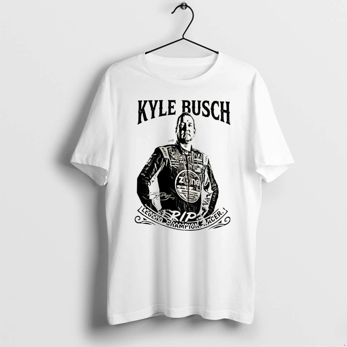 Officials Kyle Busch Rowdy 1985 2026 Legend Champion Racer Signature Tee T Shirt Sweater