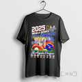 Officials La Dodgers 2025 World Series Champions Trophy Helmet T Shirt Sweater