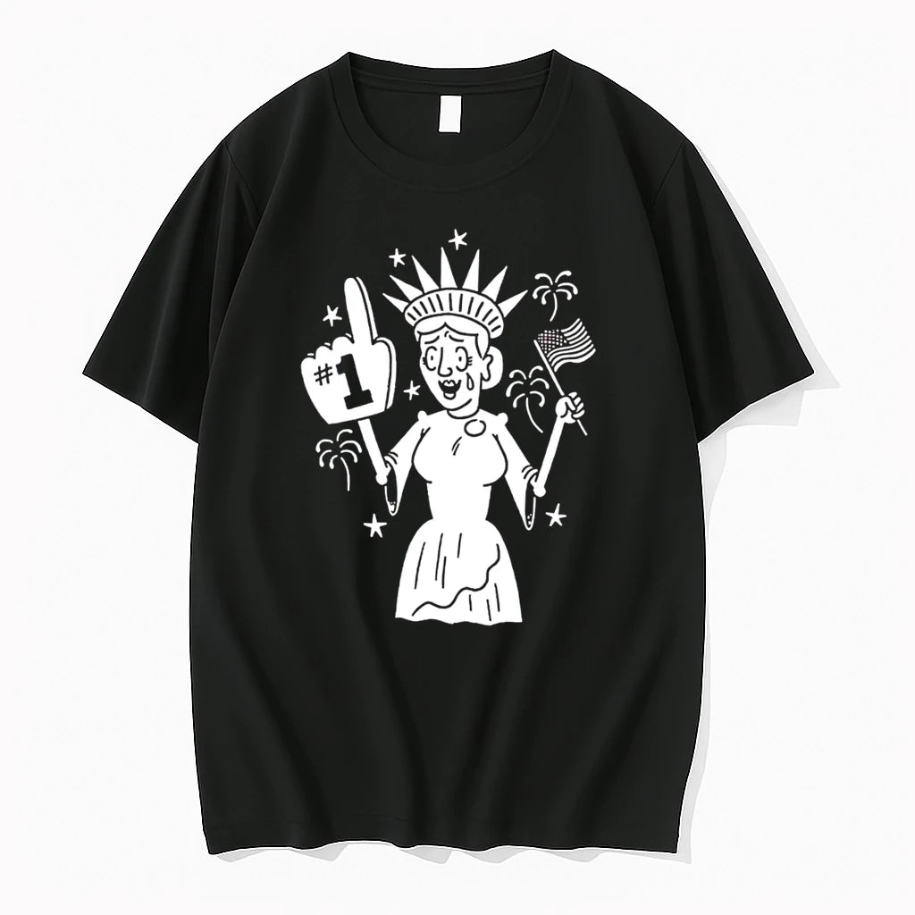 Officials Lady Liberty Patriotic Joy Tee Premium T Shirt