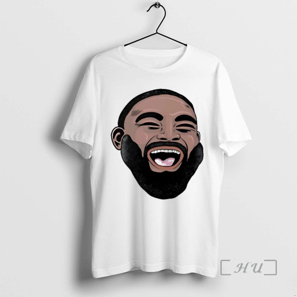 Officials Laughing Man Face With Beard Graphic Design