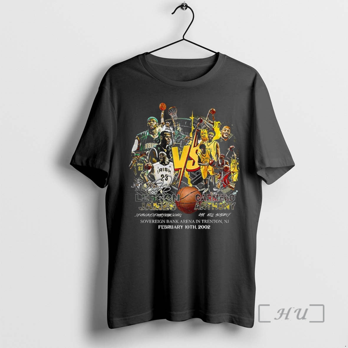 Officials Lebron Vs Carmelo 2002 Graphic Signature Retro T Shirt Sweater