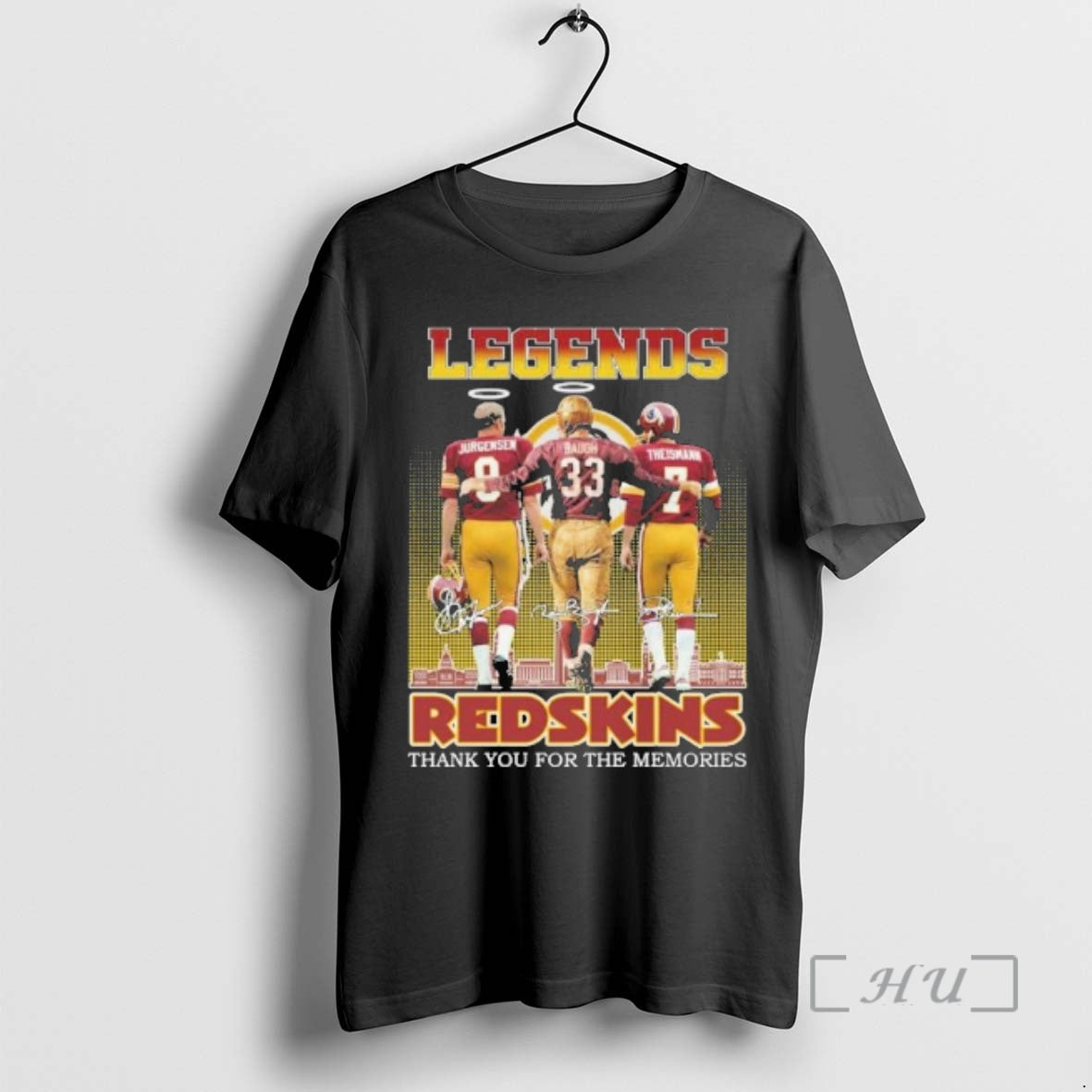 Officials Legends Jurgensen Baugh And Theismann Washington Redskins