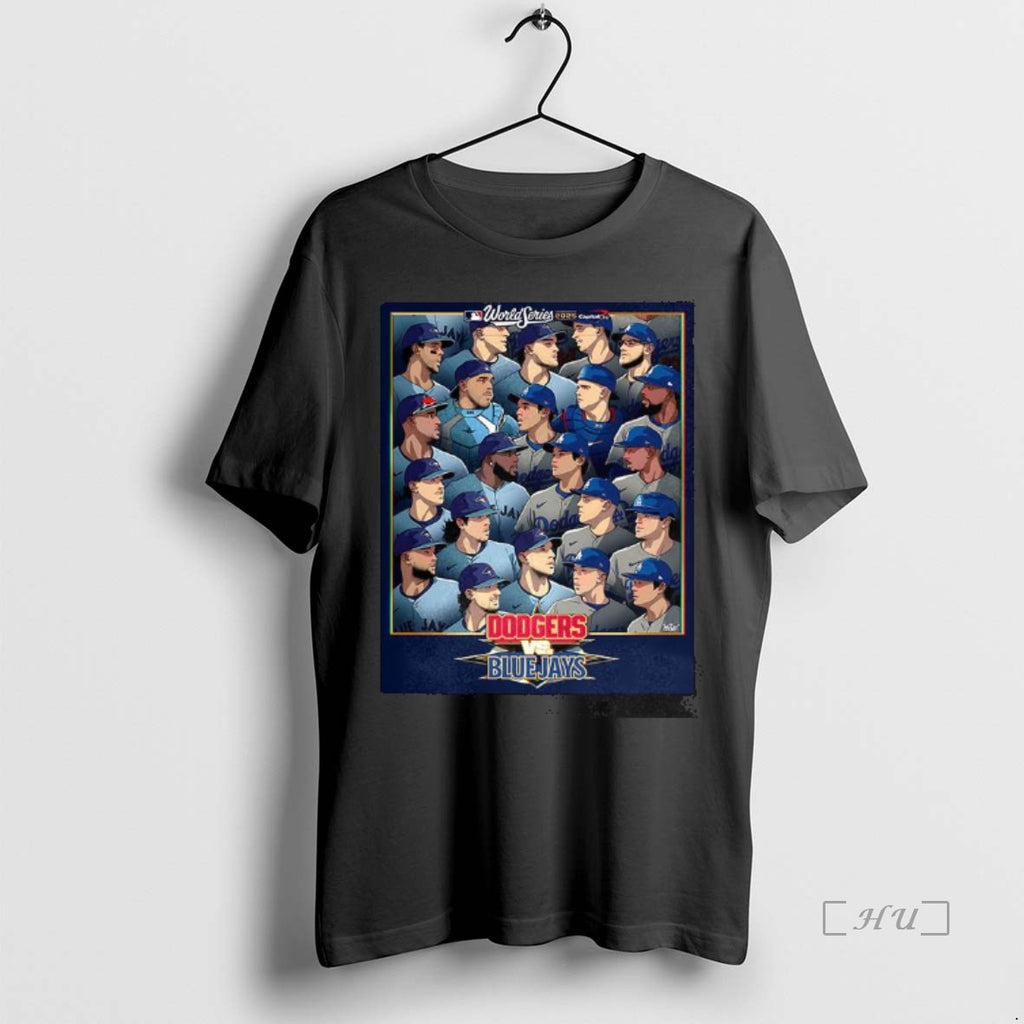 Officials Los Angeles Dodgers Vs Toronto Blue Jays World Series Cartoon T Shirt Sweater