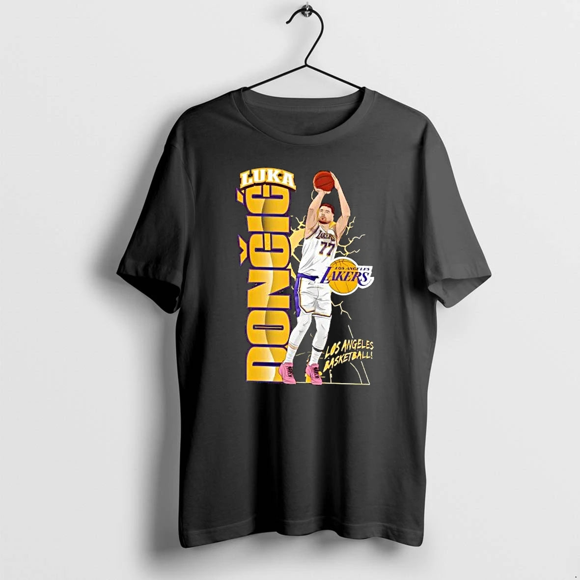 Officials Los Angeles Lakers Luka Doncic Outerstuff Height Premium T Shirt