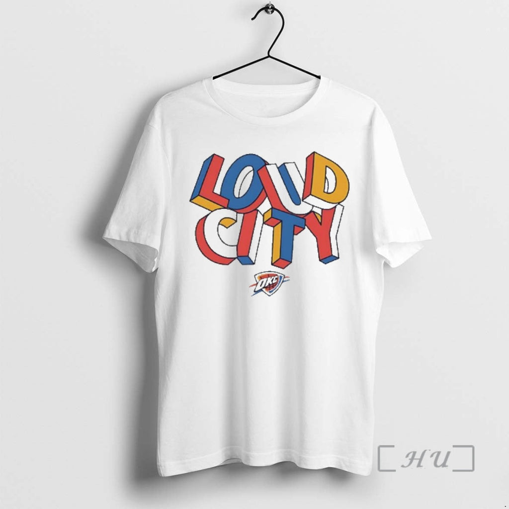 Officials Loud City Oklahoma City Thunder Basketball Team Logo Graphic