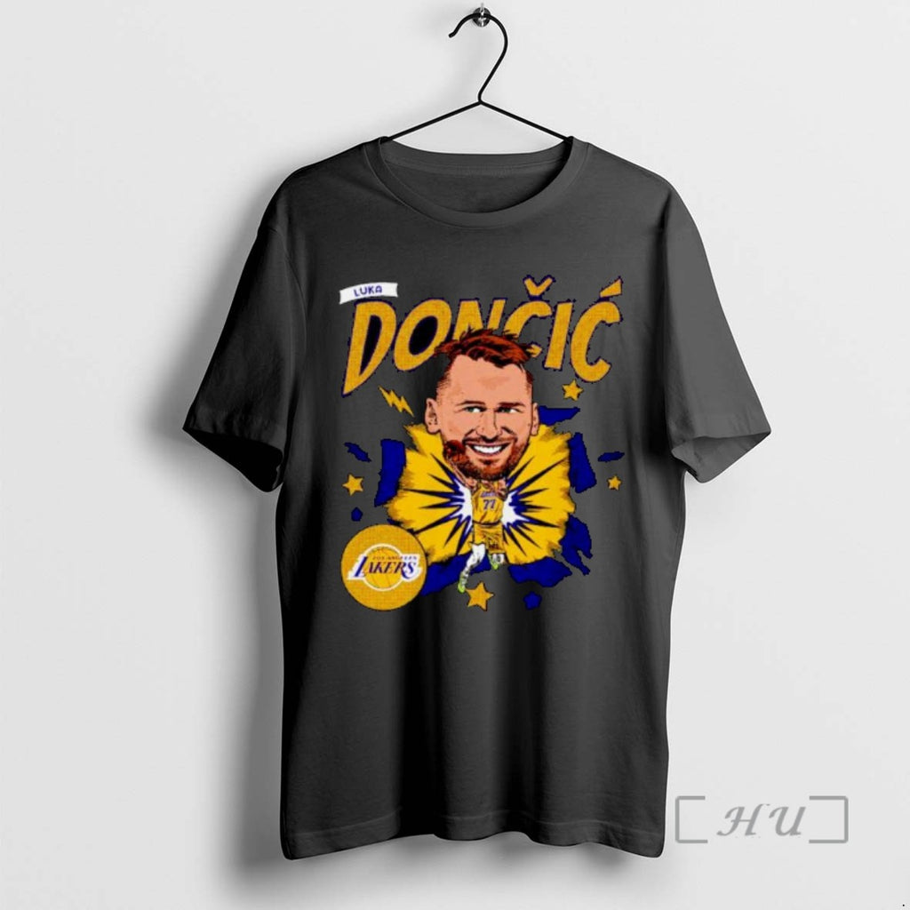 Officials Luka Doncic Nba Los Angeles Lakers Caricature Ornaments Tee Shirt Sweater
