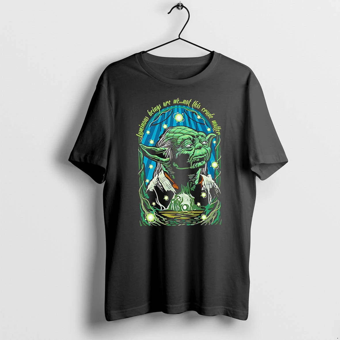 Officials Luminous Beings Are We Not This Crude Matter Yoda Premium T Shirt