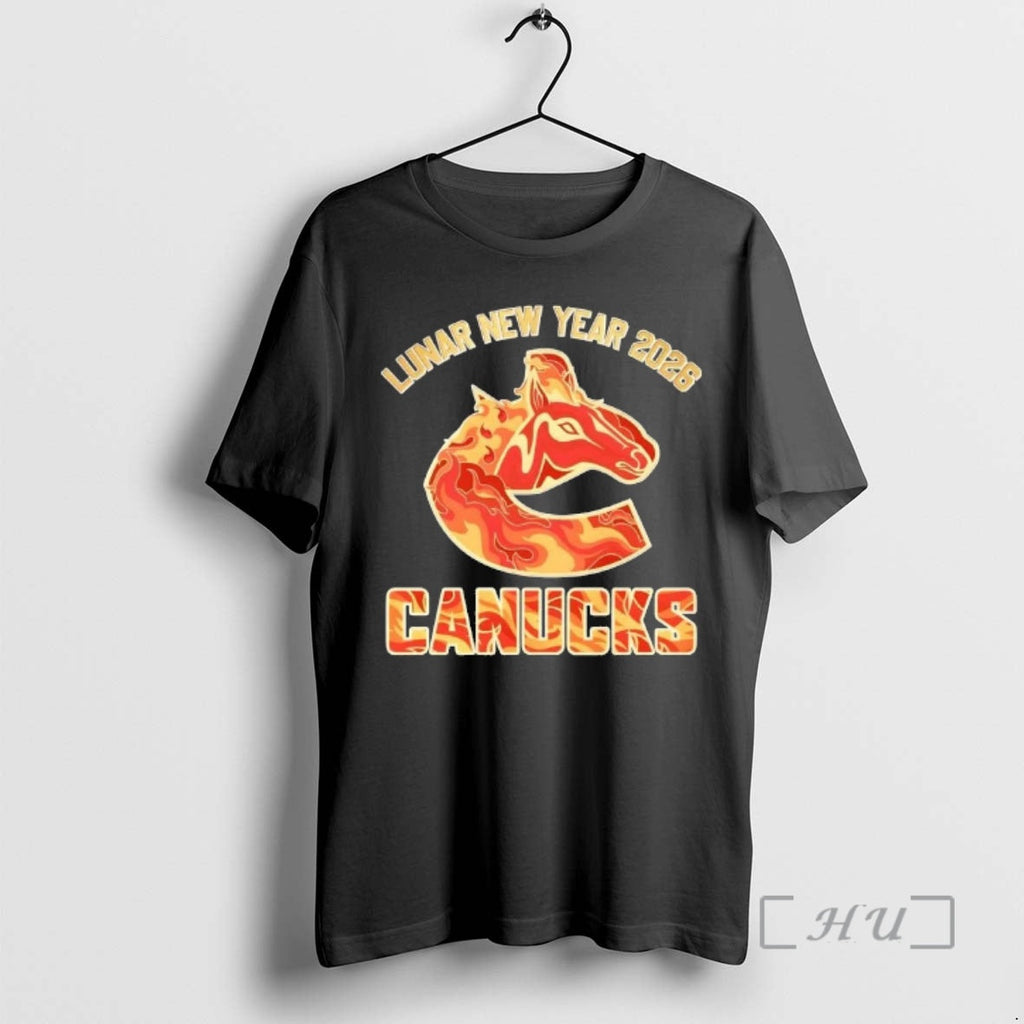 Officials Lunar New Year 2026 Vancouver Canucks Logo
