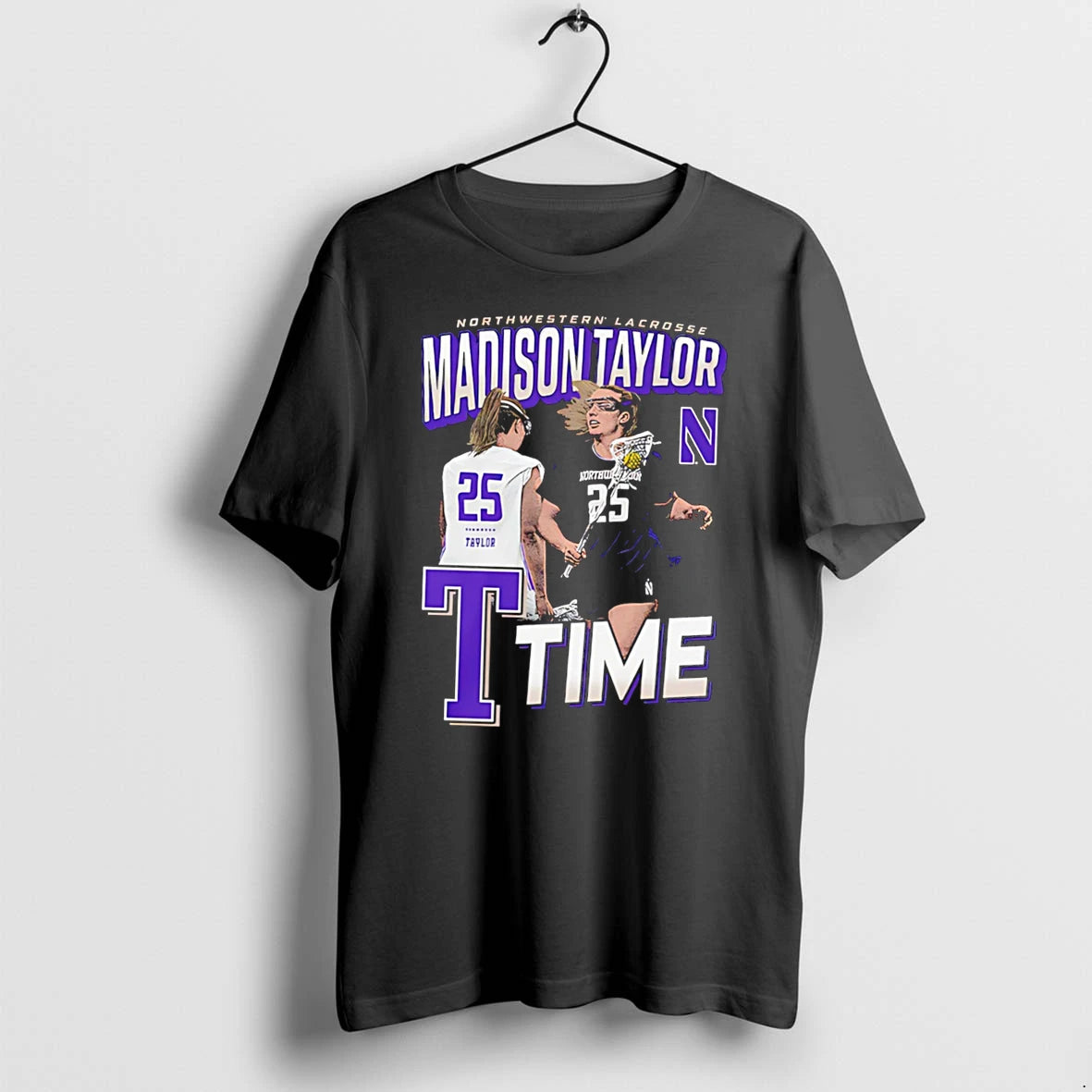 Officials Madison Taylor Northwestern Lacrosse T Time Tee T Shirt Sweater