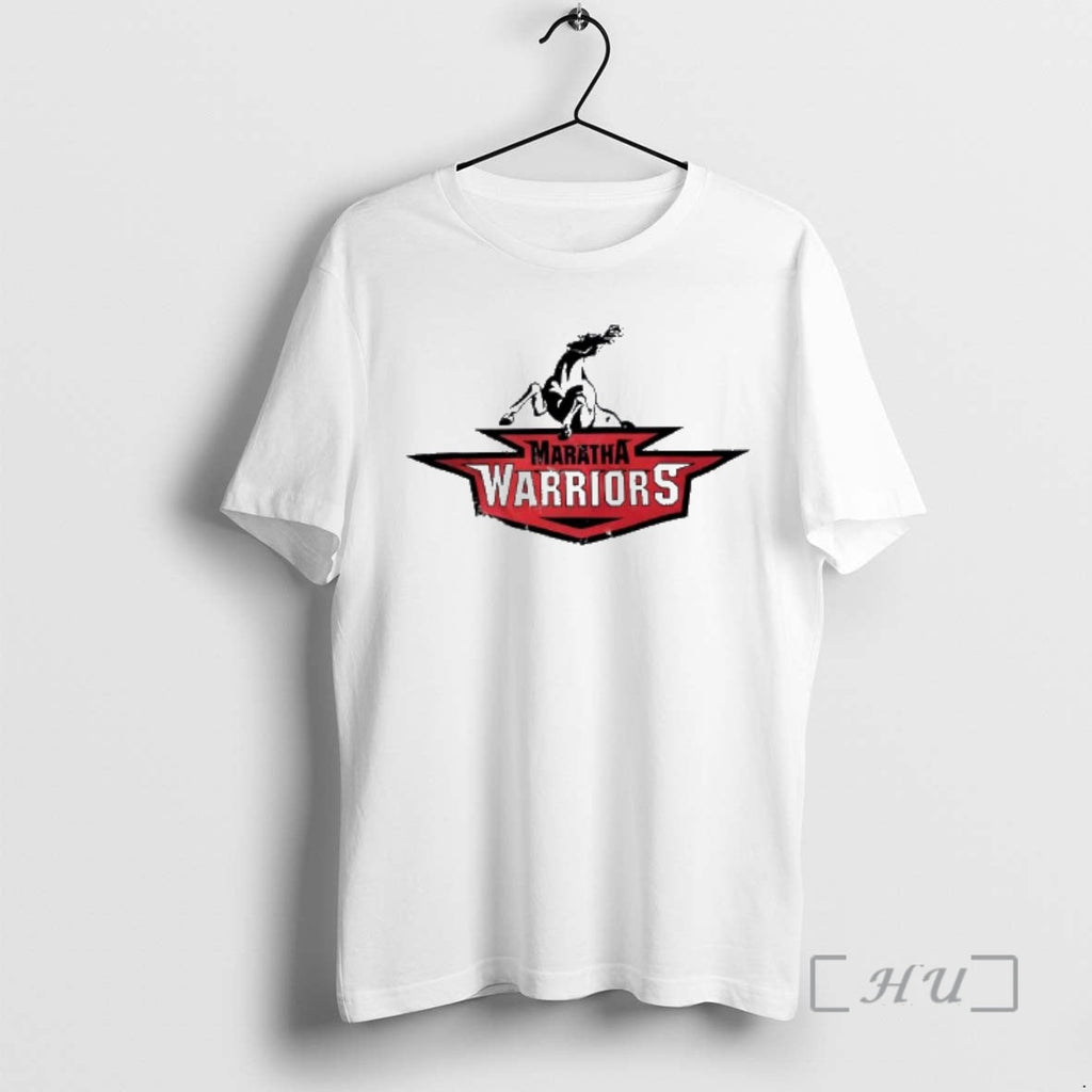Officials Maratha Warriors Red Shield And Rearing Horse Logo