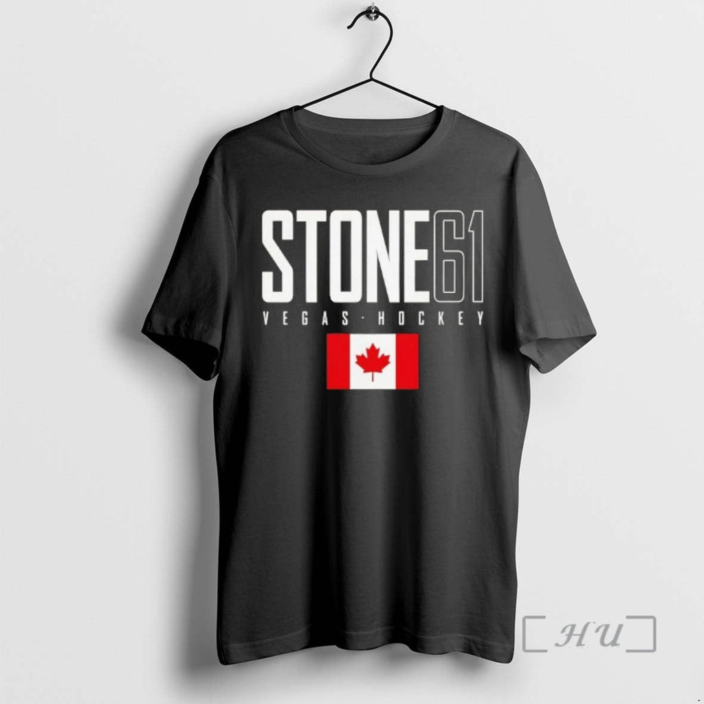 Officials Mark Stone 61 Vegas Golden Knights Canada Flag Elite