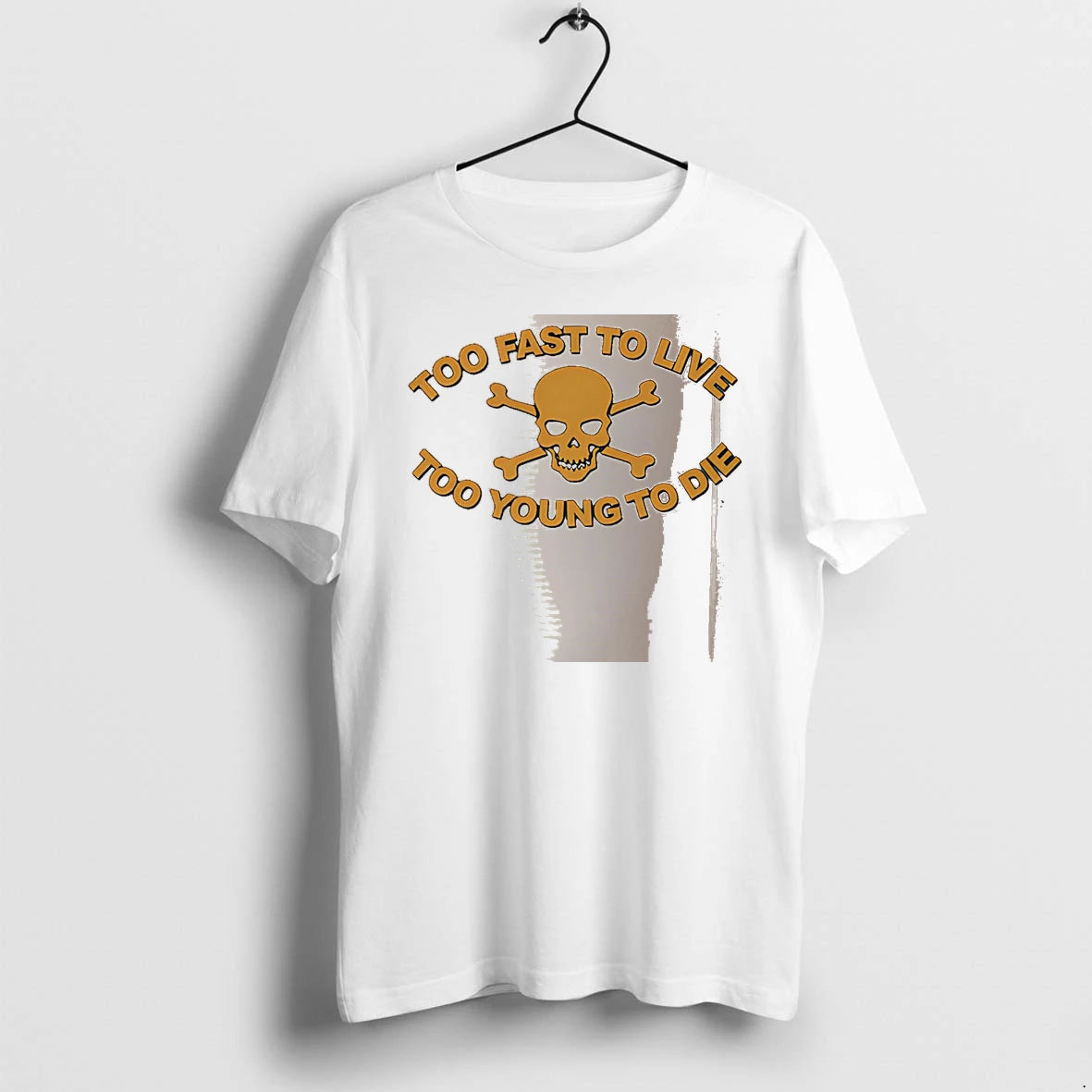 Officials Matt Too Fast To Live Too Young To Die White Premium T Shirt