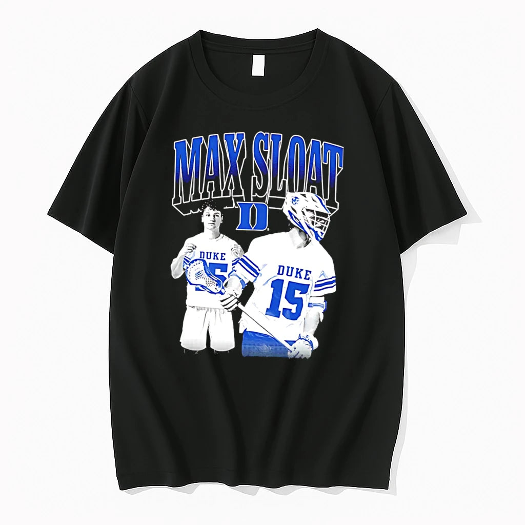 Officials Max Sloat Duke Lacrosse 90s Tee T Shirt Sweater