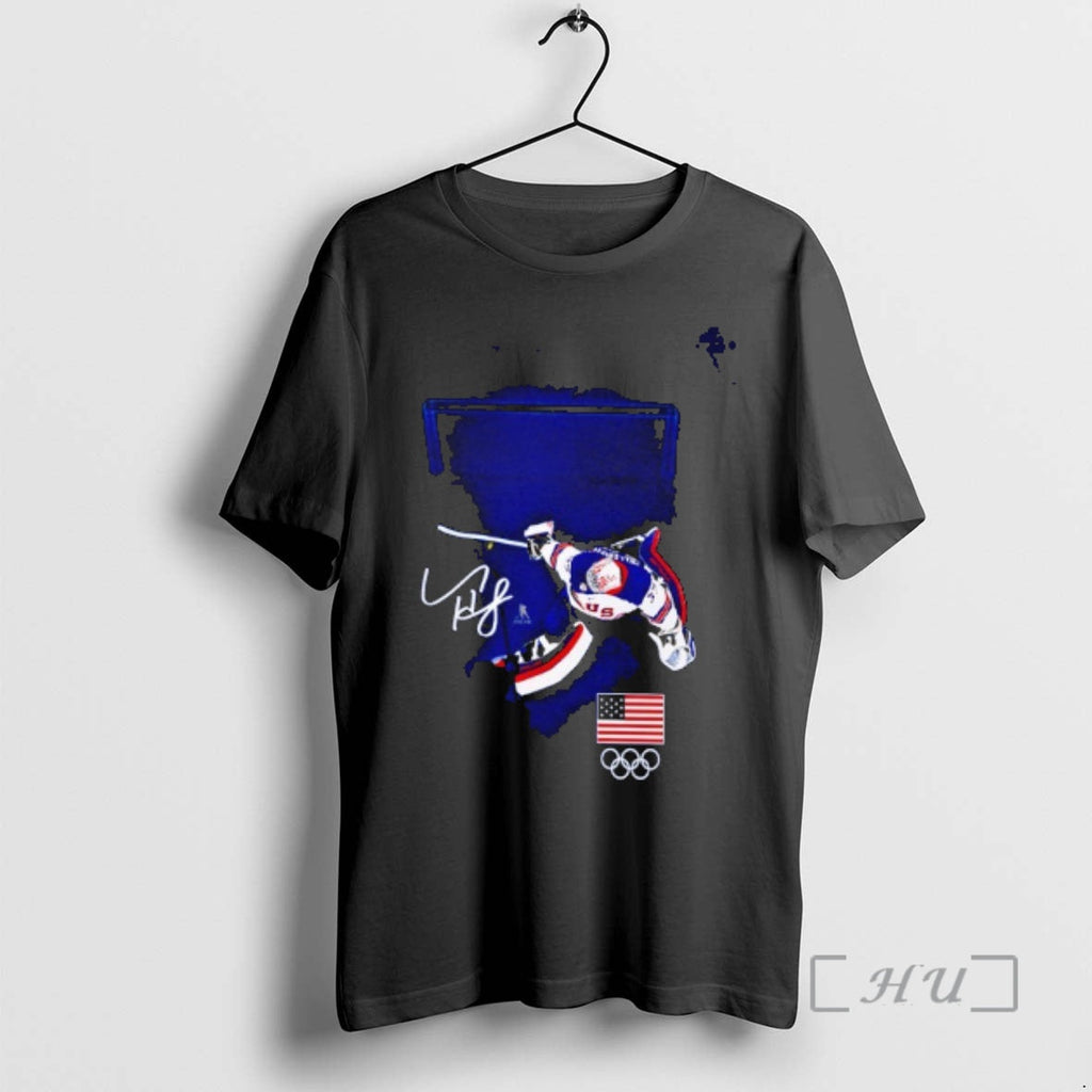 Officials Mens Usa Hockey Connor Hellebuyck Gold Medal Save