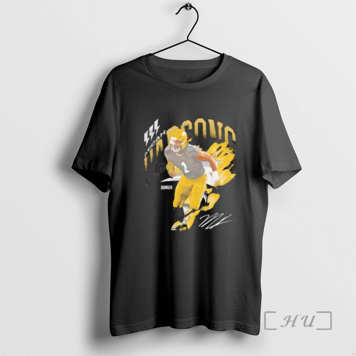 Officials Micah Parsons Green Bay Packers Signature Player Logo Tee Shirt Sweater