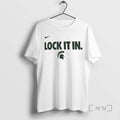 Officials Michigan State Spartans Lock It In 2026 On Court Bench Premium T Shirts Sweater