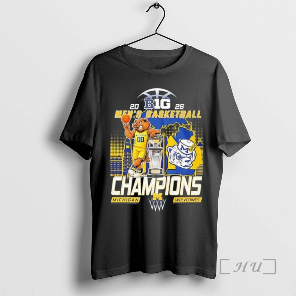 Officials Michigan Wolverines Mens Basketball Big Ten 2026 Champions Mascot