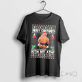 Officials Mike Tyson Merry Chrithmith Kith My Ath Ugly Christmas T Shirt Sweater