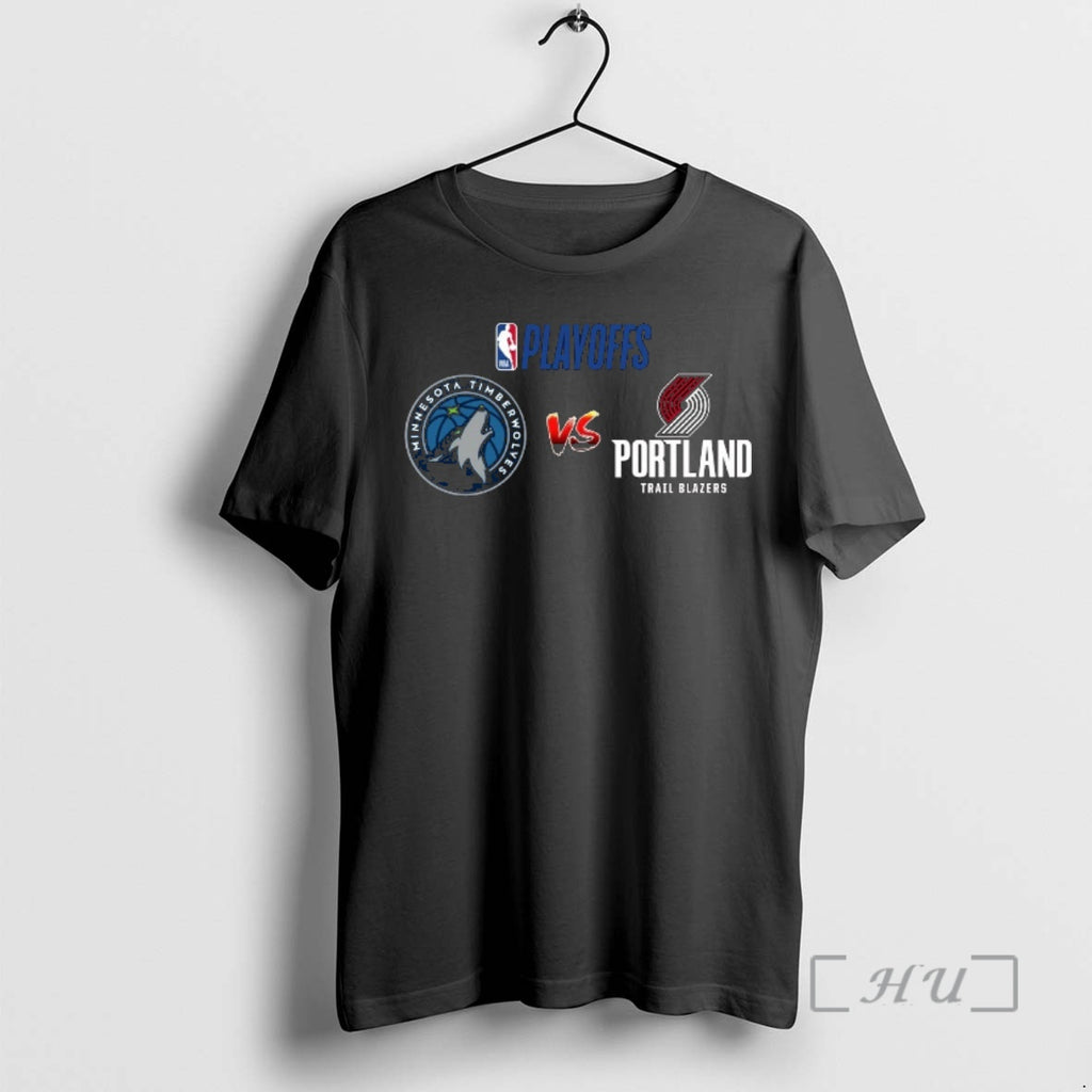 Officials Minnesota Timberwolves Vs Portland Trail Blazers 2026 Nba Playoffs Conference Semifinals Premium T Shirts