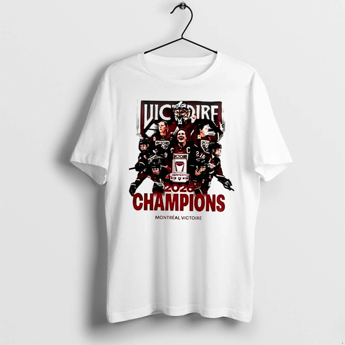 Officials Montreal Victoire 2026 Walter Cup Champions Graphic Tee T Shirt Sweater
