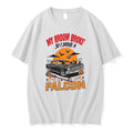 Officials My Broom Broke So I Drive A Falcon Halloween Premium T Shirt