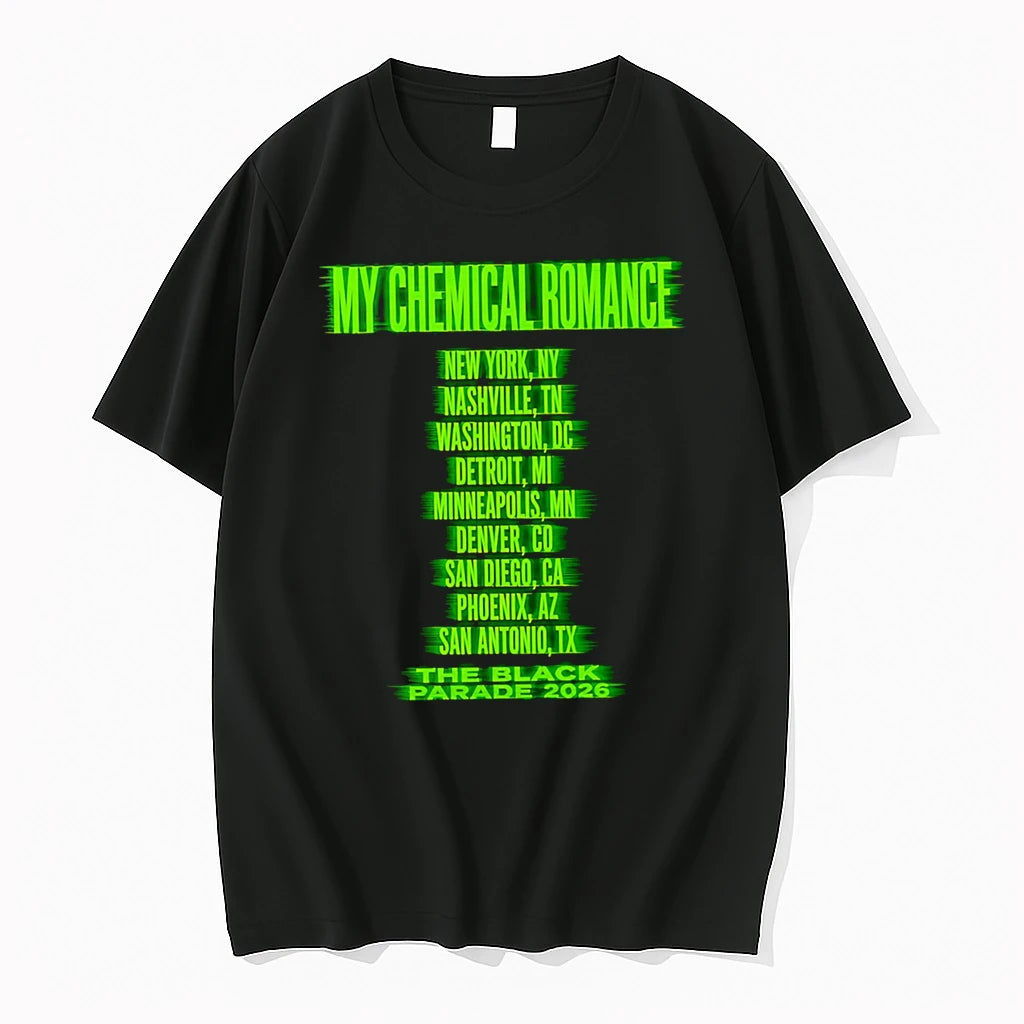 Officials My Chemical Romance Nashville Tn 08 13 2026 Premium T Shirt
