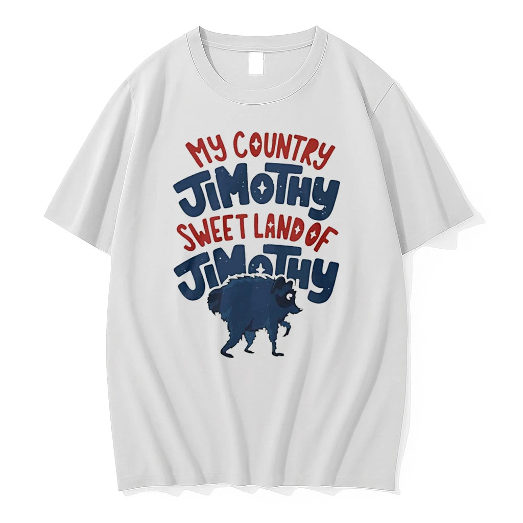 Officials My Country Jimothy Sweet Land Of Jimothy Raccoon Tee Premium T Shirt