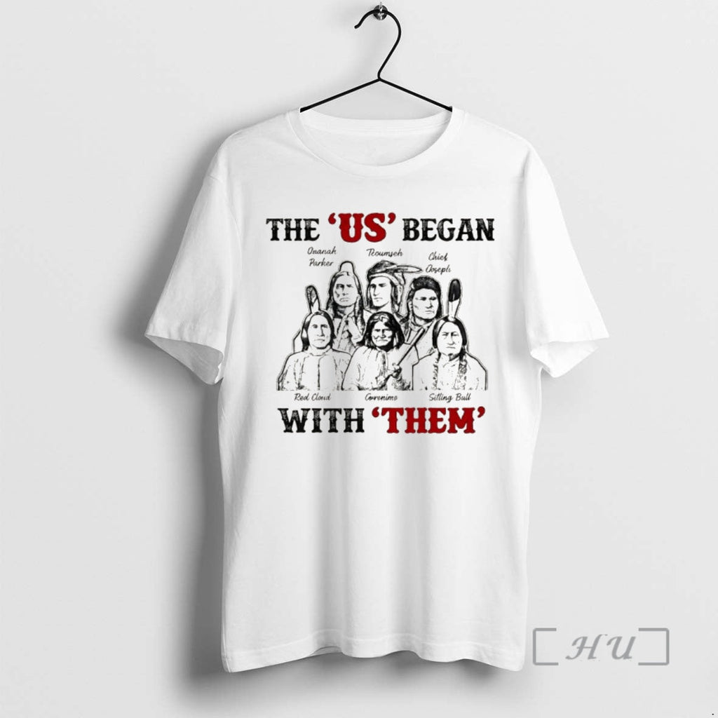 Officials Native American Indians Portraits The Us Began With Them Vintage Premium T Shirts Sweater