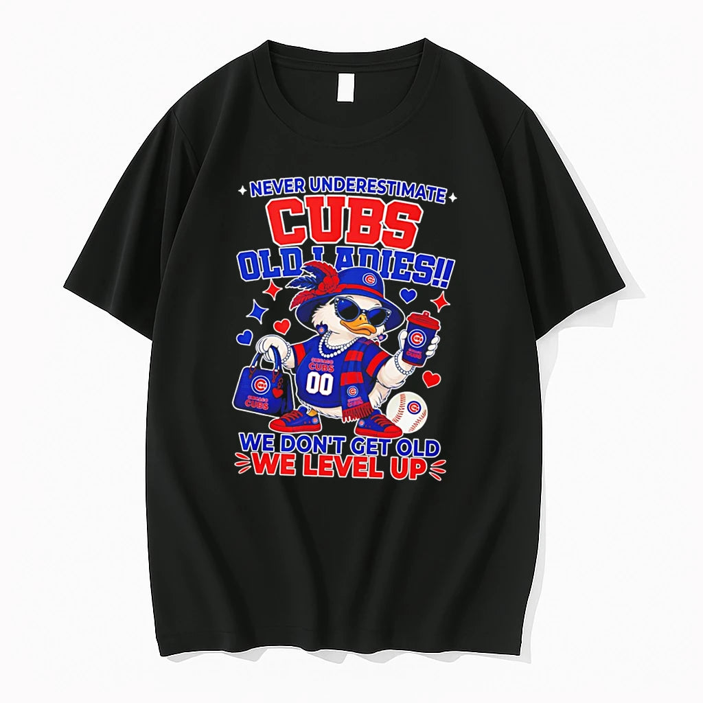 Officials Never Underestimate Cubs Old We Dont Get Gold We Level Up Tee
