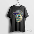 Officials New Era Los Angeles Dodgers Skeleton Mlb Team T Shirt Sweater
