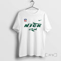 Officials New York Jets Nick Mangold 74 Signature Tee Shirt Sweater