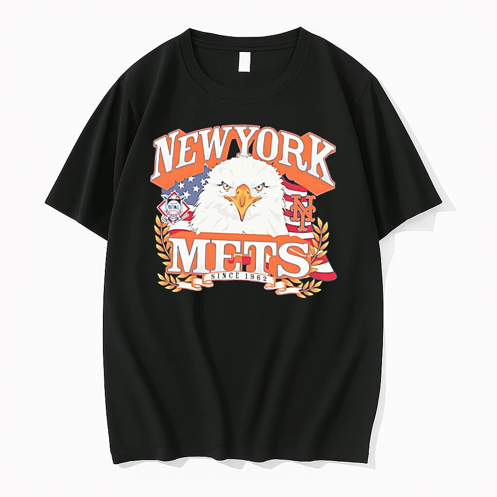Officials New York Mets Americana Eagle Celebrating Americas 250th Tee T Shirt Sweater