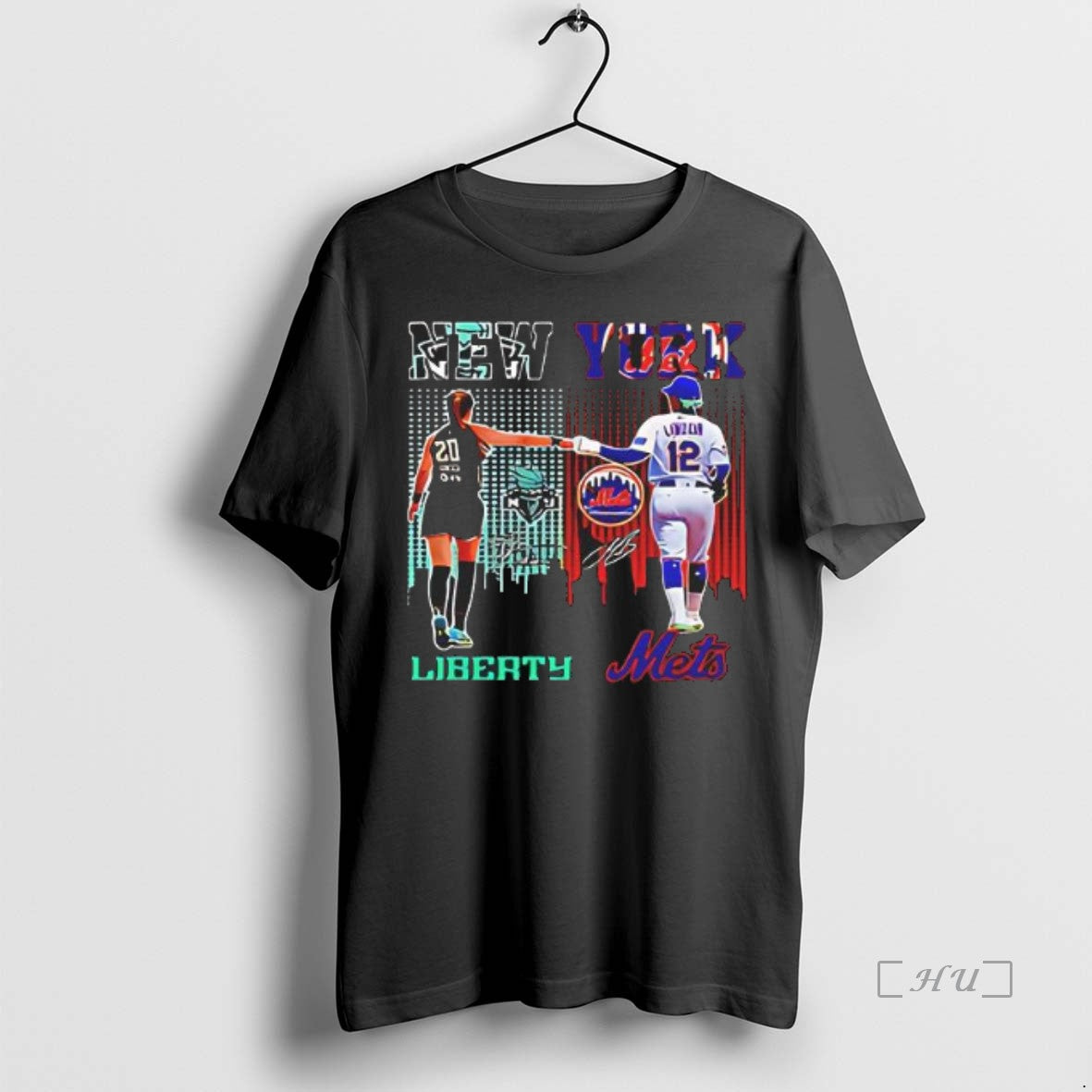 Officials New York Sabrina Ionescu Liberty Francisco Lindor Mets Signatures T Shirt Sweater