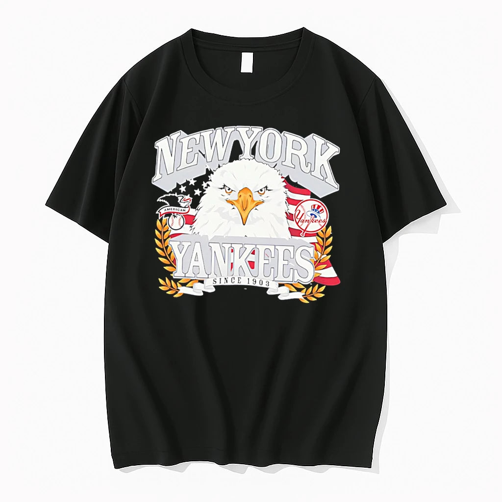 Officials New York Yankees Americana Eagle Celebrating Americas 250th Tee T Shirt Sweater