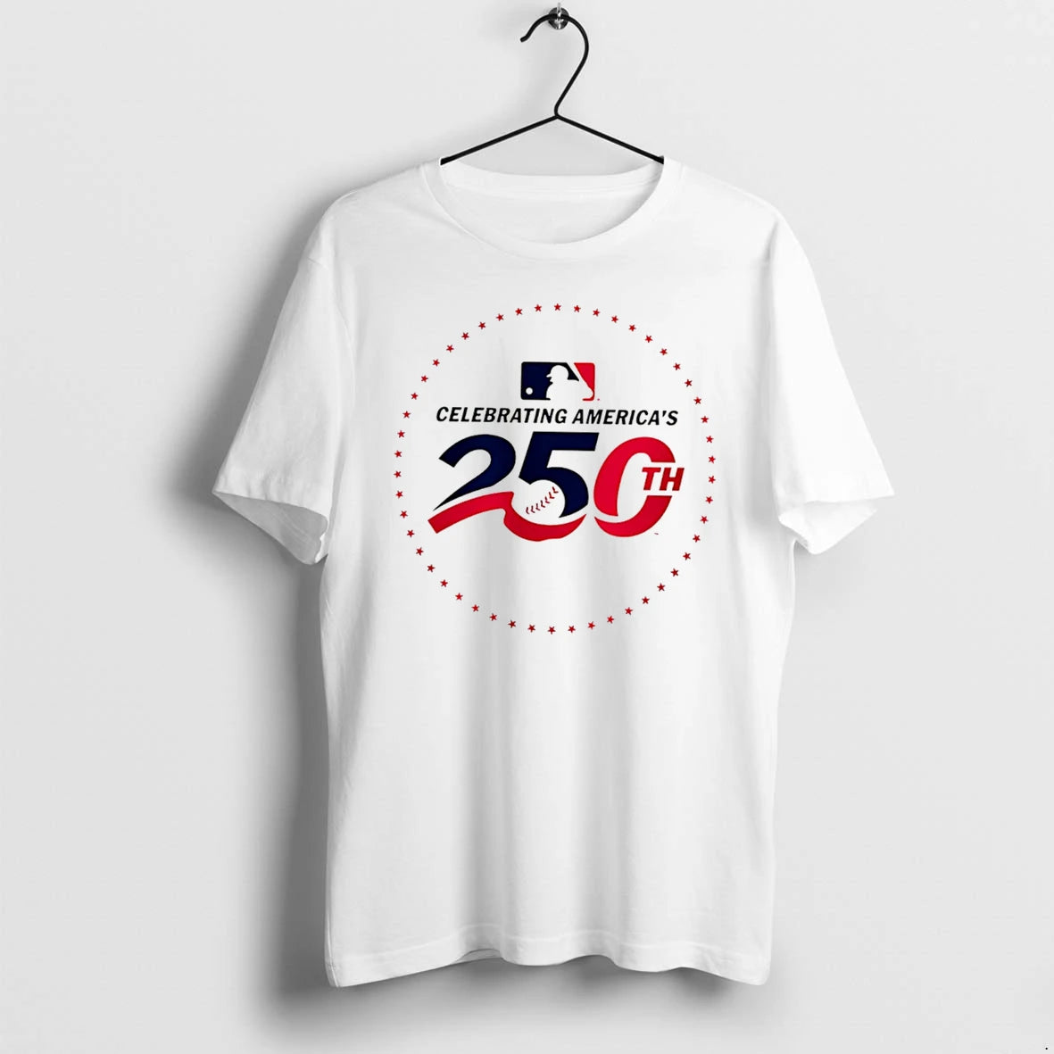 Officials New York Yankees Celebrating Americas 250th Logo Tee T Shirt Sweater