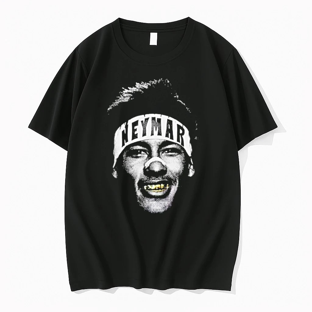Officials Neymar Gold Grill Black White Portrait T Shirt Sweater