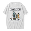 Officials Nikdy Nepodcenuj Stareho Muze Ktery Stale Pracuje Jako Uklizec Front T Shirt Sweater