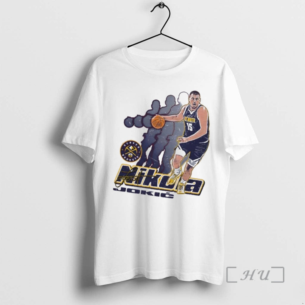 Officials Nikola Jokic 15 Denver Nuggets Retro Signature
