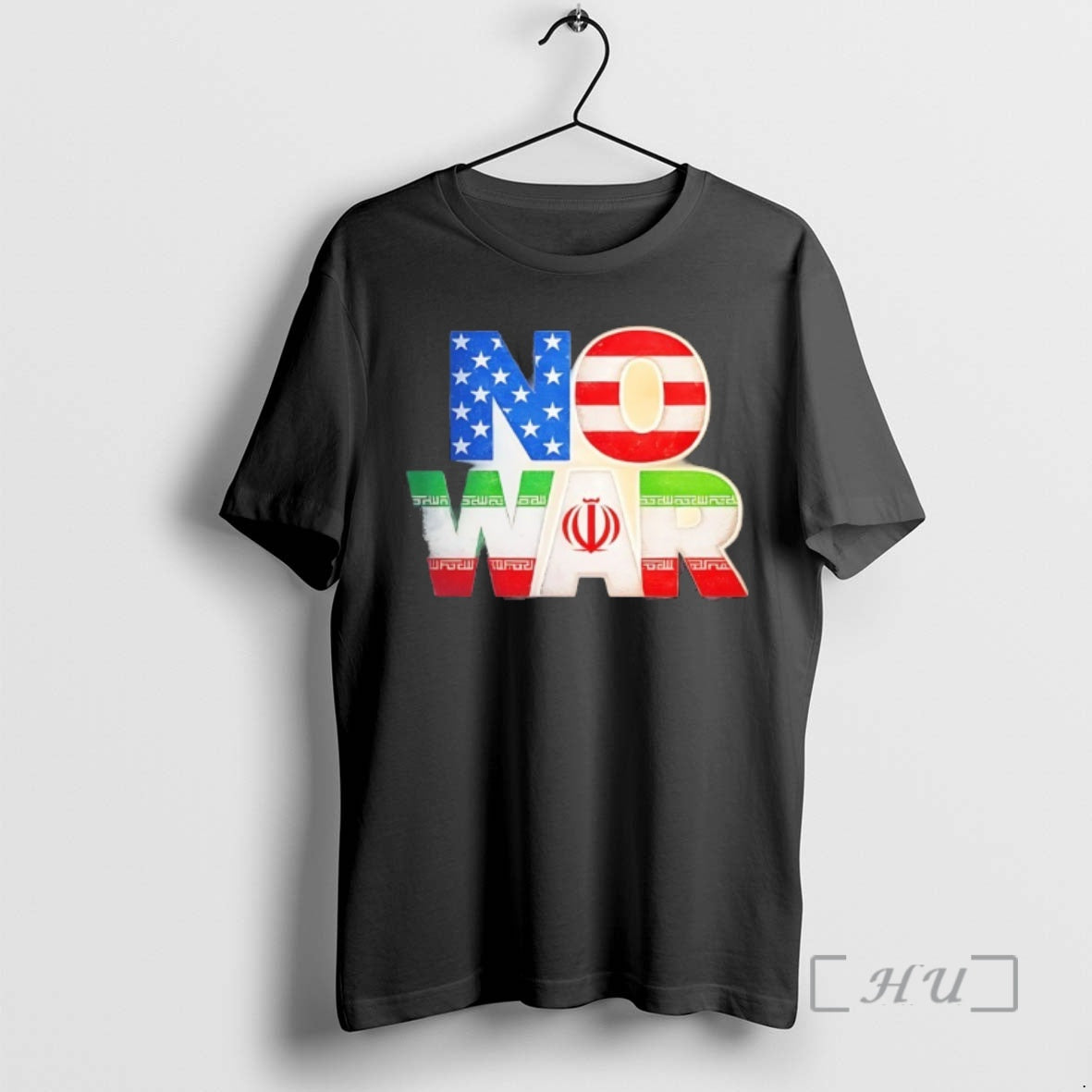 Officials No War Usa Iran American Iranian Flag
