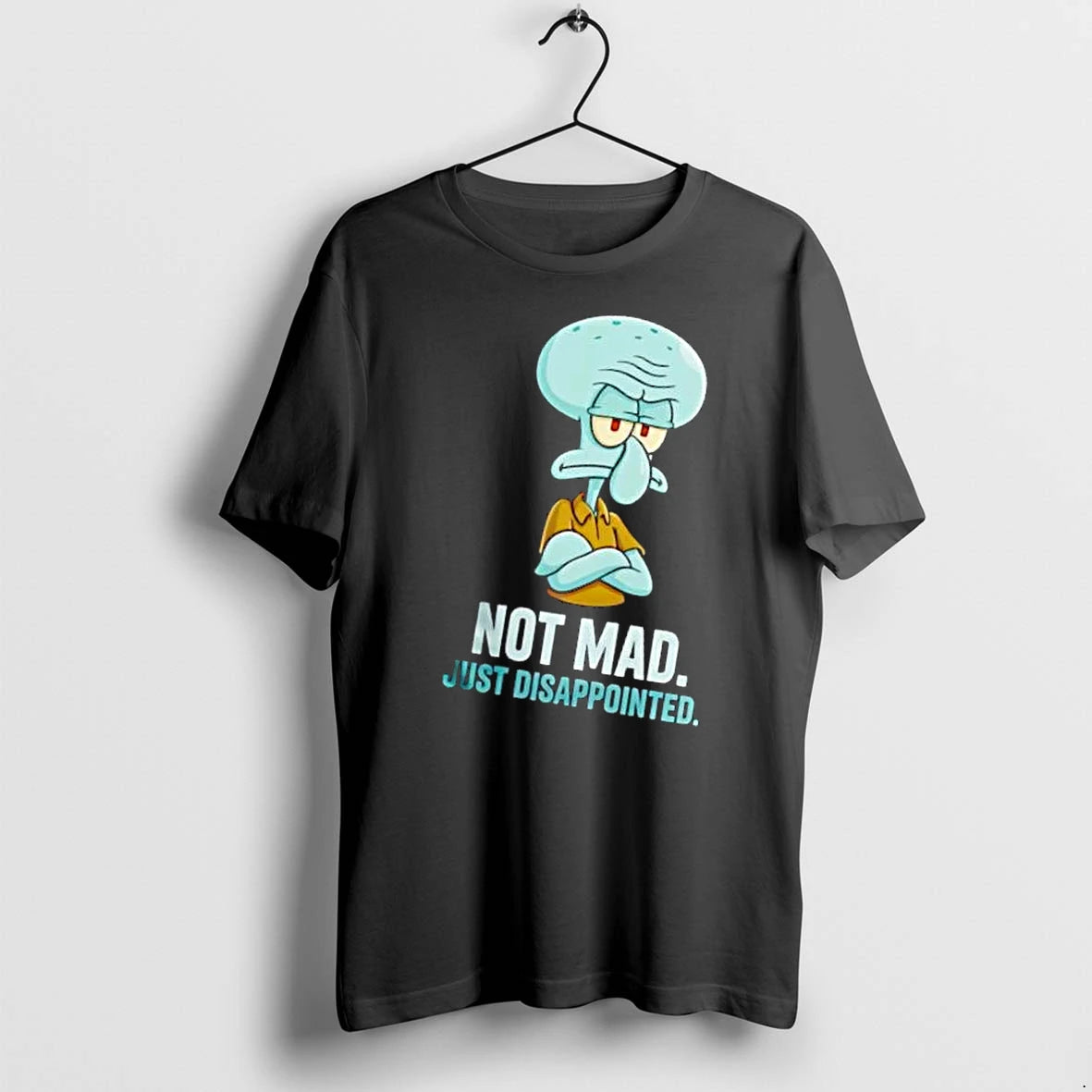 Officials Not Mad Just Disappointed Squidward Tentacles Arms Crossed Cartoon Mens Premium T Shirt