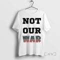 Officials Not Our War Usa Flag