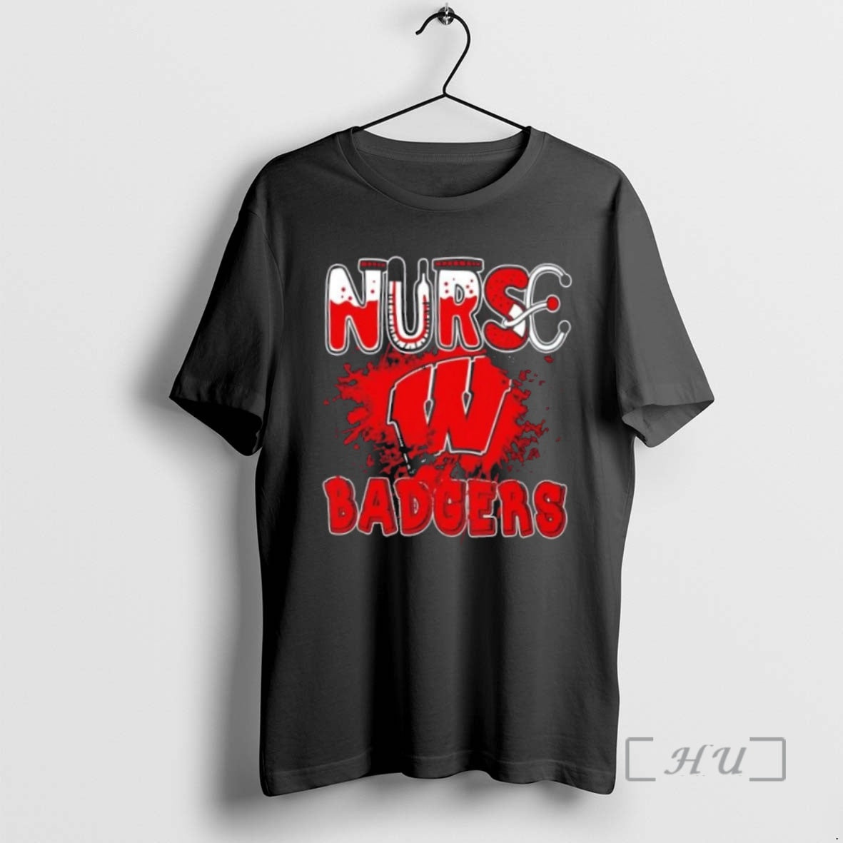 Officials Nurse X Wisconsin Badgers Football T Shirt Sweater