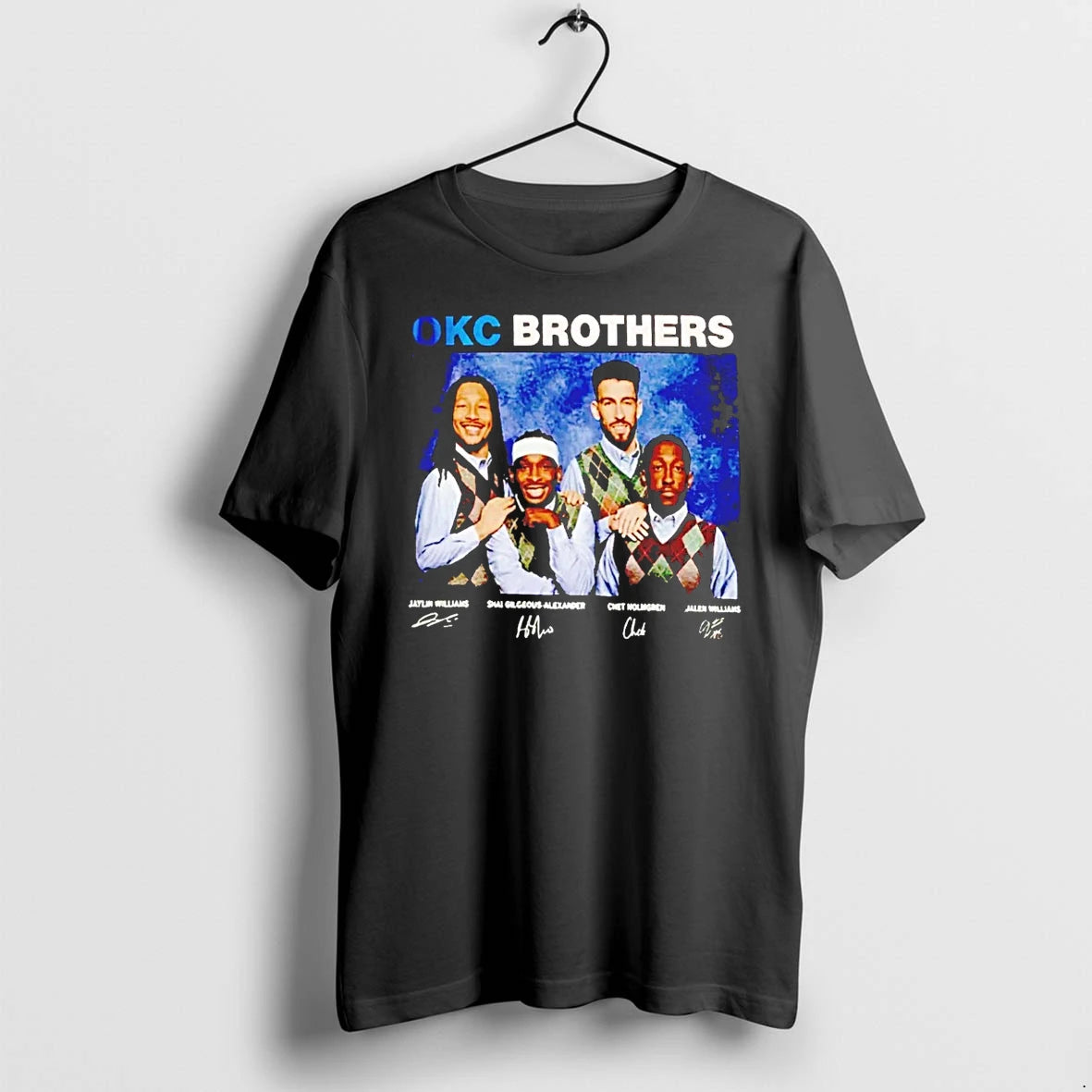 Officials Okc Brothers Jaylin Williams Shai Gilgeous Alexander Chet Holmgren Jalen Williams T Shirt Sweater