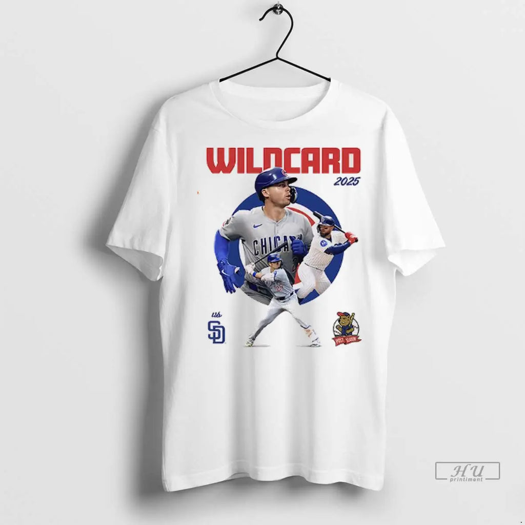 Officials October Wildcard 2025 Chicago Cubs T Shirts
