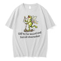 Officials Off To Be Weird And Build Character Fairy Frog Scooter Women T Shirt Sweater
